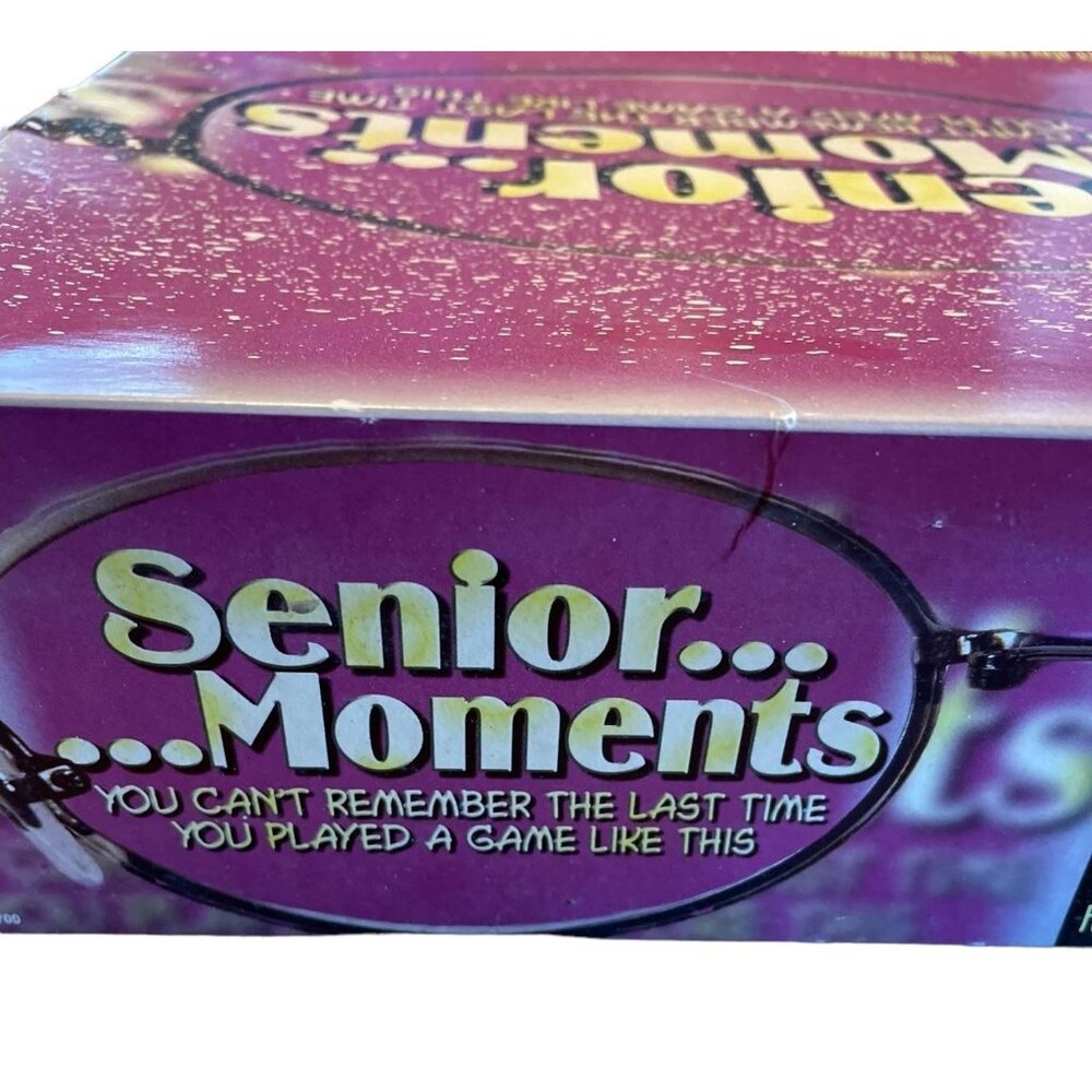 Senior Moments Board Game - Hilarious Memory Challenge For Seniors With Game Boo